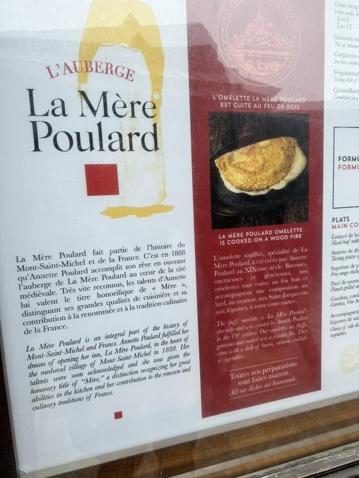 (1) LA MÈRE POULARD ร้านไข่เจียวฝรั่งเศสสูตรคุณแม่ Annette Poulard คนดังอย่างเช่น Ernest Hemingway และ Yves Saint Laurant ก็ยังเดินทางมาเพื่อกินที่ร้านนี้
